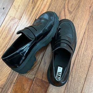 Zara loafers